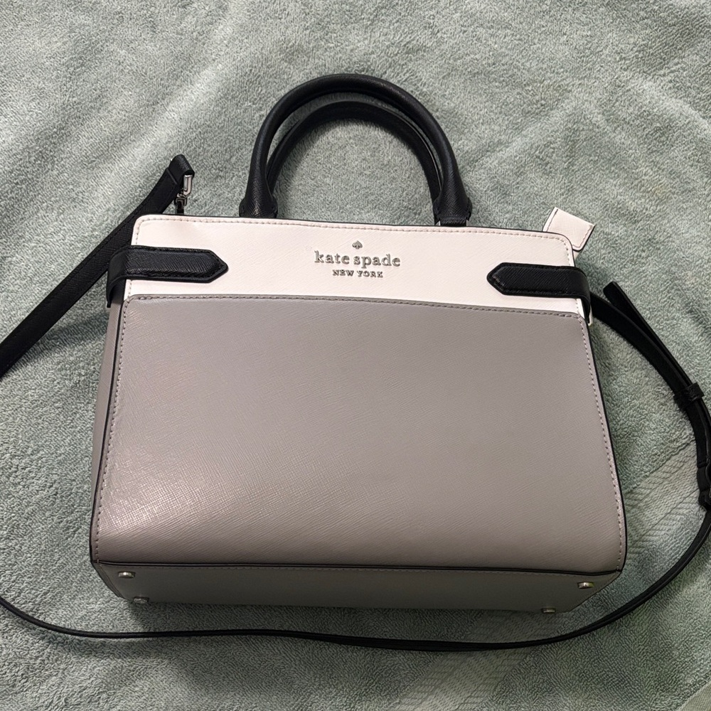kate spade Black and Gray Satchel